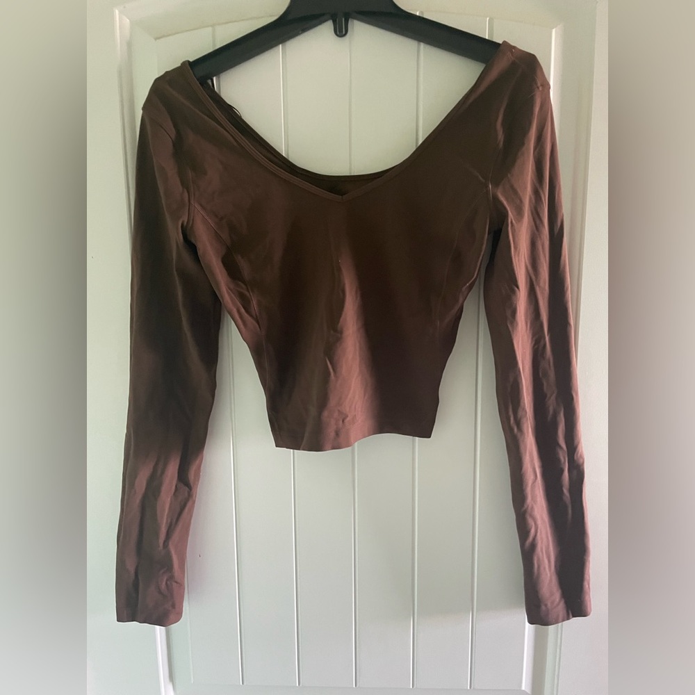 Lululemon Align Long Sleeve Crop Top